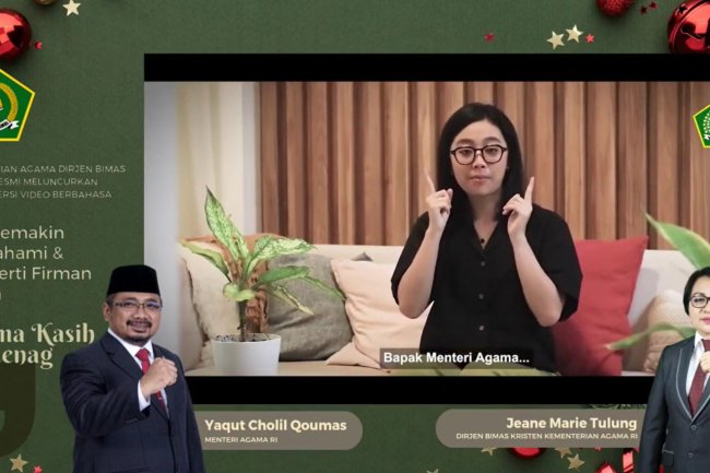 CHRISTMAS GIFTS FOR DEAF FRIENDS, DIRECTORATE GENERAL OF CHRISTIAN GUIDANCE LAUNCHING VIDEO: SIGN LANGUAGE BIBLE VERSES