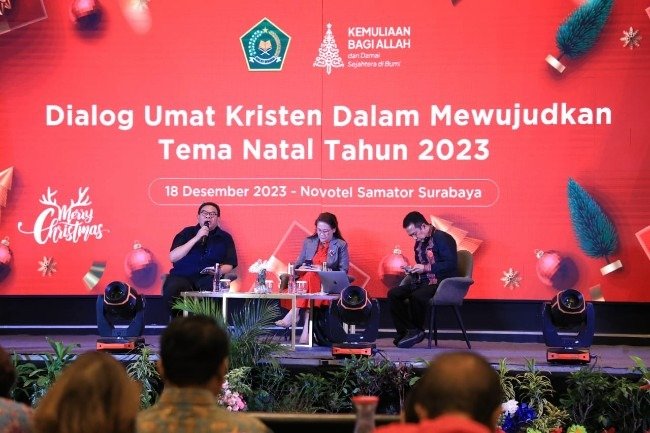 RANGKAIAN PERAYAAN NATAL NASIONAL DAN DITJEN BIMAS KRISTEN KEMENAG MENGADAKAN SEMINAR, SOSIALISASI, DAN DOA BERSAMA