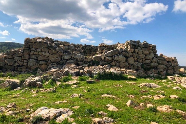 ARAB RIOTERS DAMAGED JOSHUA'S ALTAR ON MOUNT EBAL.