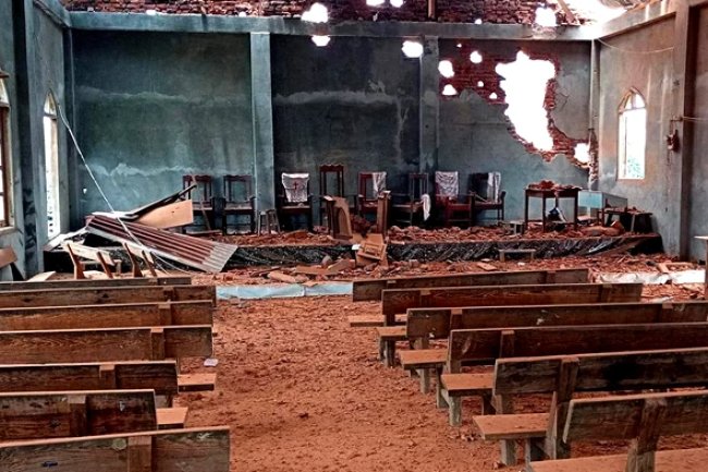 MYANMAR'S MILITARY ACCUSED OF TARGETING CHURCHES IN CHIN STATE
