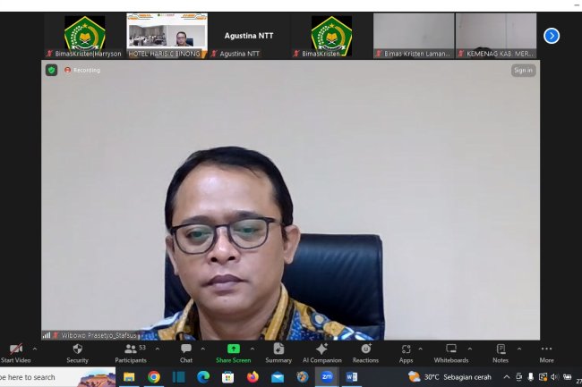 STAFSUS MENAG TEKANKAN PENTINGNYA DIGITALISASI LAYANAN BIMAS KRISTEN UNTUK KEMUDAHAN UMAT