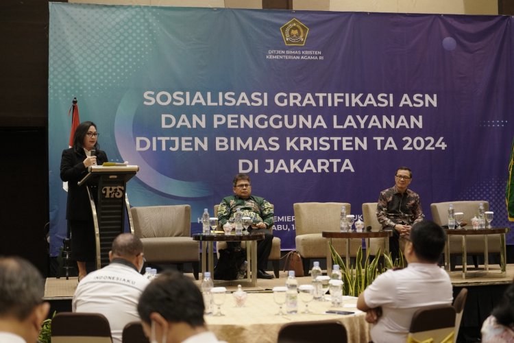 DIRJEN: ASN BIMAS KRISTEN HARUS CEGAH GRATIFIKASI DAN BERIKAN LAYANAN PUBLIK YANG PROFESIONAL