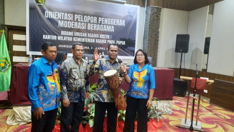 RELIGIOUS MODERATION PIONEER ORIENTATION AT HORISON JAYAPURA HOTEL