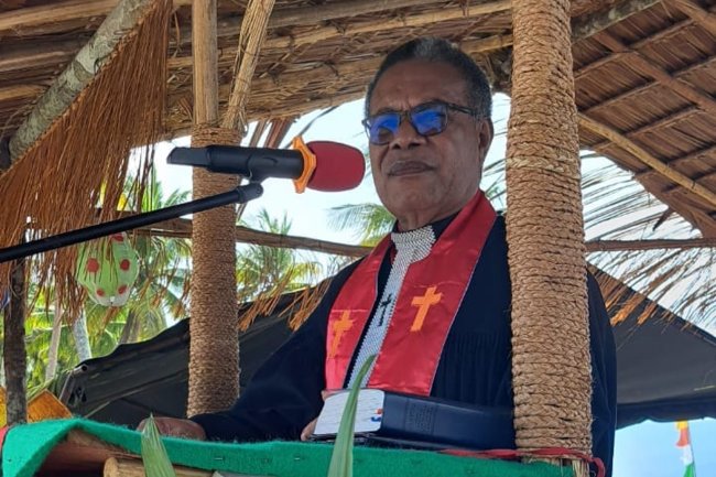 STFT GKI STUDENTS ATTEND THE 110TH ANNIVERSARY CELEBRATION OF THE GOSPEL'S ARRIVAL IN SKOUW