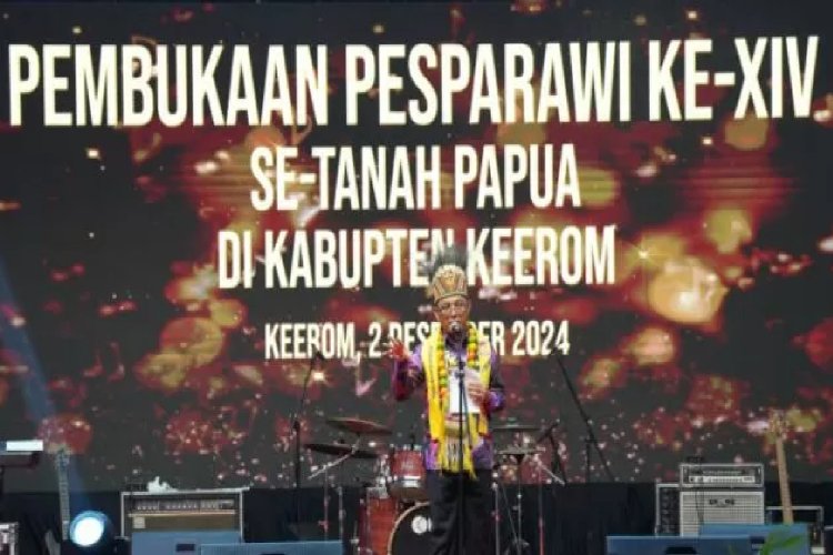 PESPARAWI XIV DI KEEROM: PJ GUBERNUR PAPUA TEKANKAN NILAI KEBERSAMAAN DAN SPIRITUALITAS