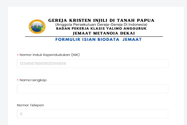 WHATSFORM: SOLUSI MODERN UNTUK PENDATAAN JEMAAT YANG EFISIEN DAN BERMAKNA